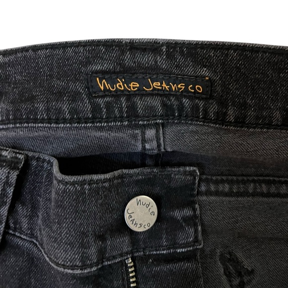 Men's Black Denim Jeans - Picture 3 of 5